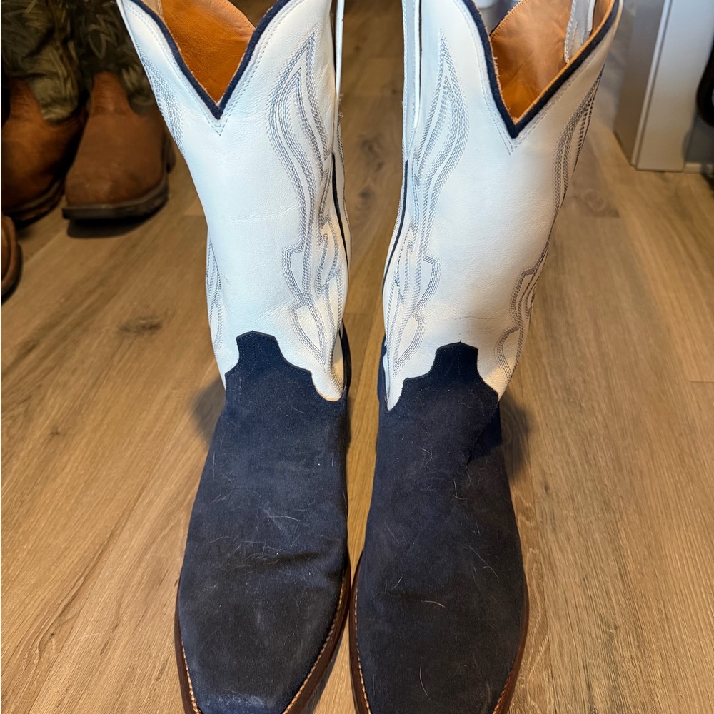 Tecovas Navy Parker Boots